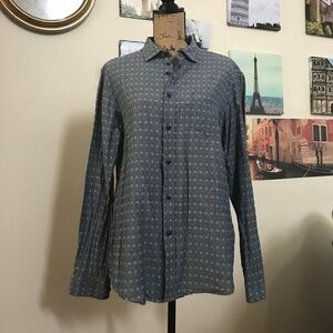 Hudson North chambray denim shirt, Sz. L